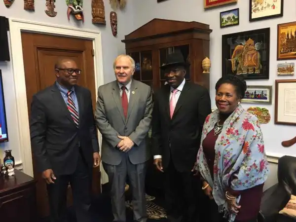 Photos Of Goodluck Jonathan & Peter Obi At The United States House Of Representatives